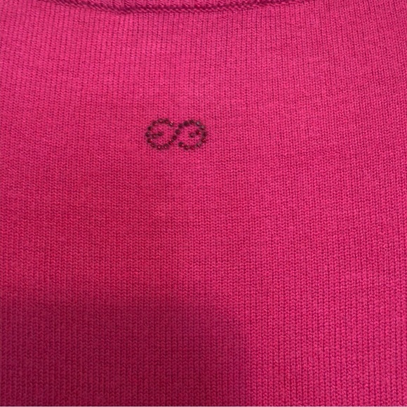 Escada Sport- pink sweater with button on sleeve women’s size XL - Picture 3 of 6